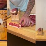 El influencer Víctor Sanchego presenta el jamón más pequeño del mundo