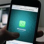 Interfaz de inicio de sesión en WhatsApp