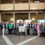 El presidente de la Diputación de Segovia, Miguel Ángel de Vicente, presenta su campaña para el 25N