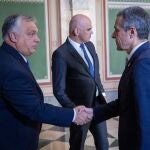 El primer ministro húngaro, Viktor Orban, durante una visita oficial a Berna