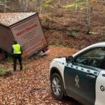 Camionero atrapado en el cruce conocido como 'El triángulo de la Pantaloneta'