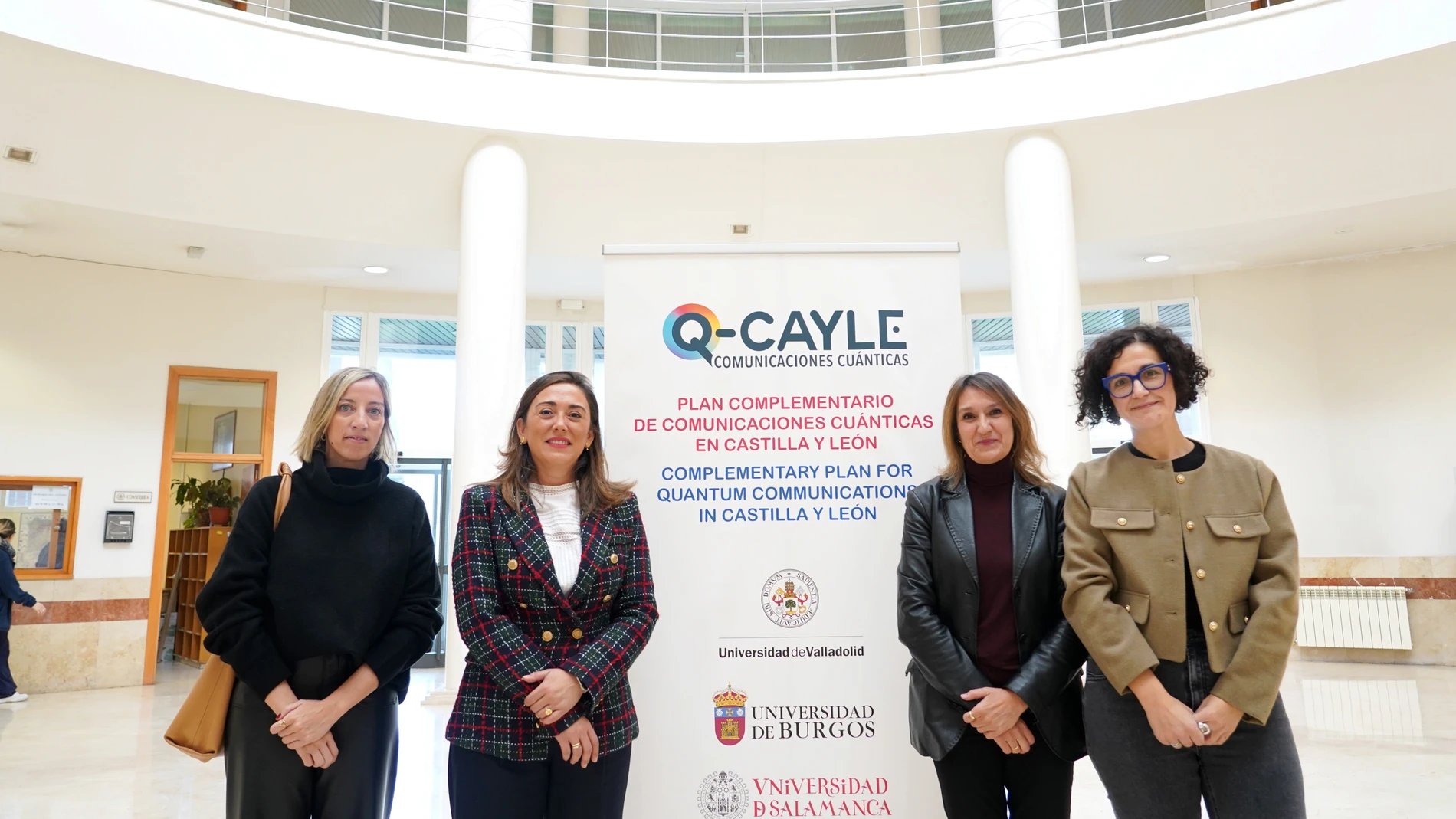 González Corral y Lucas en la jornada de la UVA