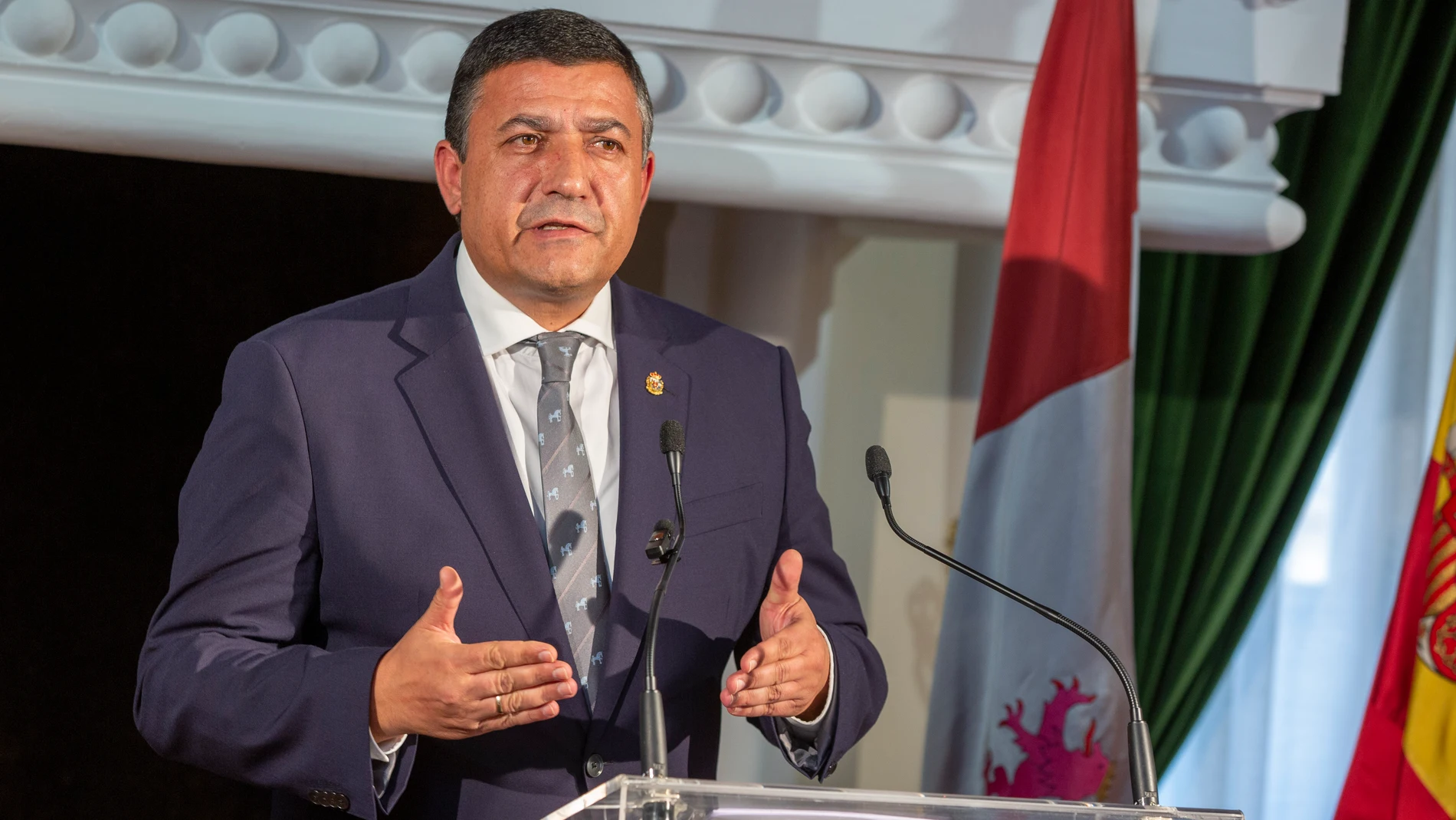El presidente de la Diputación de Ávila, Carlos García