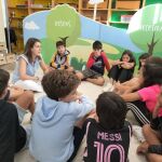 Participantes en el Gran Prix Financiero de ABANCA organizado en el CEIP de Mosteiro-Bembrive (Vigo)