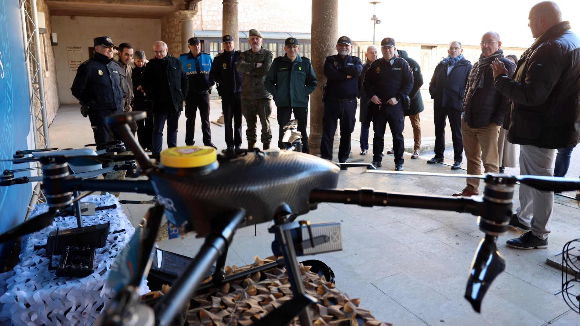 Drones construidos por la UBU y Etra Air
