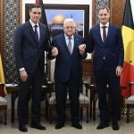 O.Próximo.- Sánchez defiende ante Abbas que la Autoridad Palestina asuma el control de Gaza y la solución de dos Estados