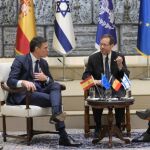 Pedro Sánchez, Isaac Herzog y Alexander de Croo