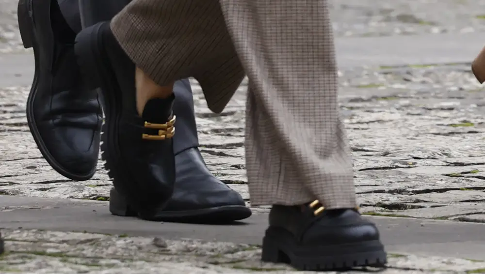 Los mocasines de Letizia.
