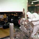 Una de las tres "baterías nucleares" de la sonda Cassini. 