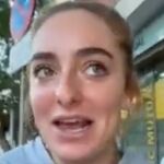 La influencer Natalia Palacios en un momento del vídeo