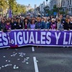 Manifestación del 25N en el Día Internacional de la Eliminación de la Violencia contra la Mujer, convocada por