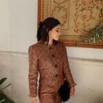 María García de Jaime con el look de tu próxima boda de invierno.