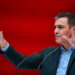 Acto de partido del Psoe en Ifema con la asistencia de Pedro Sanchez y Jose Luis Rodriguez Zapatero para celeb