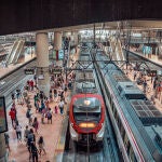 Circulación en la estación de Chamartín 