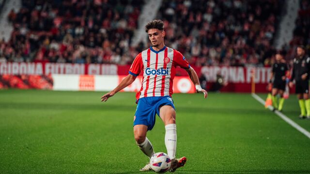 Miguel Gutiérrez con el Girona