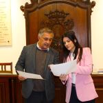Los ediles de Pedanías y Urbanismo, Ángel Ramón Meca Ruzafa y María Hernández