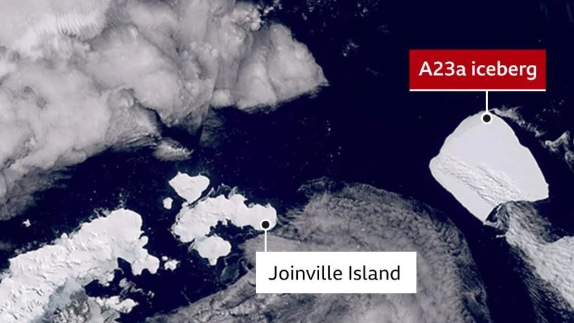 El iceberg más grande del mundo se pone en movimiento