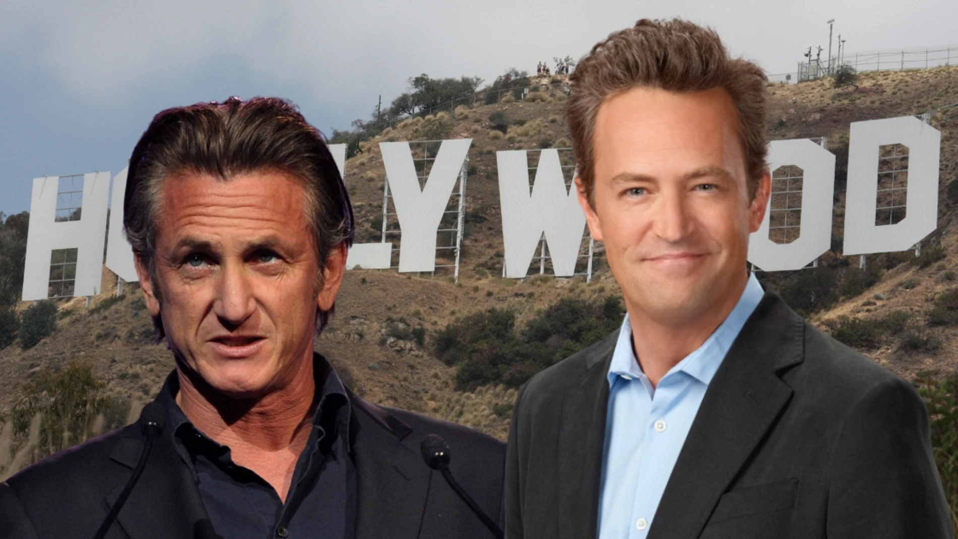 Sean Penn y Matthew Perry
