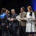 El consejero de Medio Ambiente, Vivienda y Ordenación del Territorio, Juan Carlos Suárez-Quiñones, clausura el III Congreso Autonómico de Policías Locales y acto de entrega de medallas.