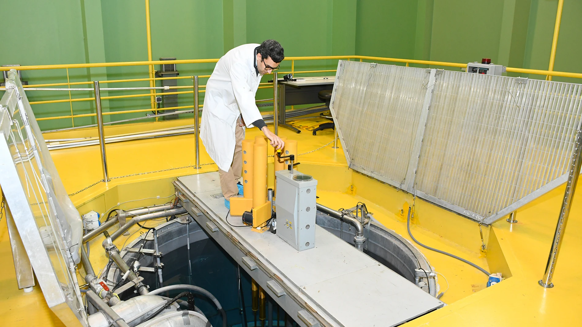 Imagen del actual reactor nuclear de pruebas marroquí