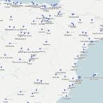 Mapa de los restaurante con estella Michelin 2024