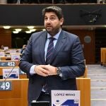 El presidente de la Región de Murcia, Fernando López Miras