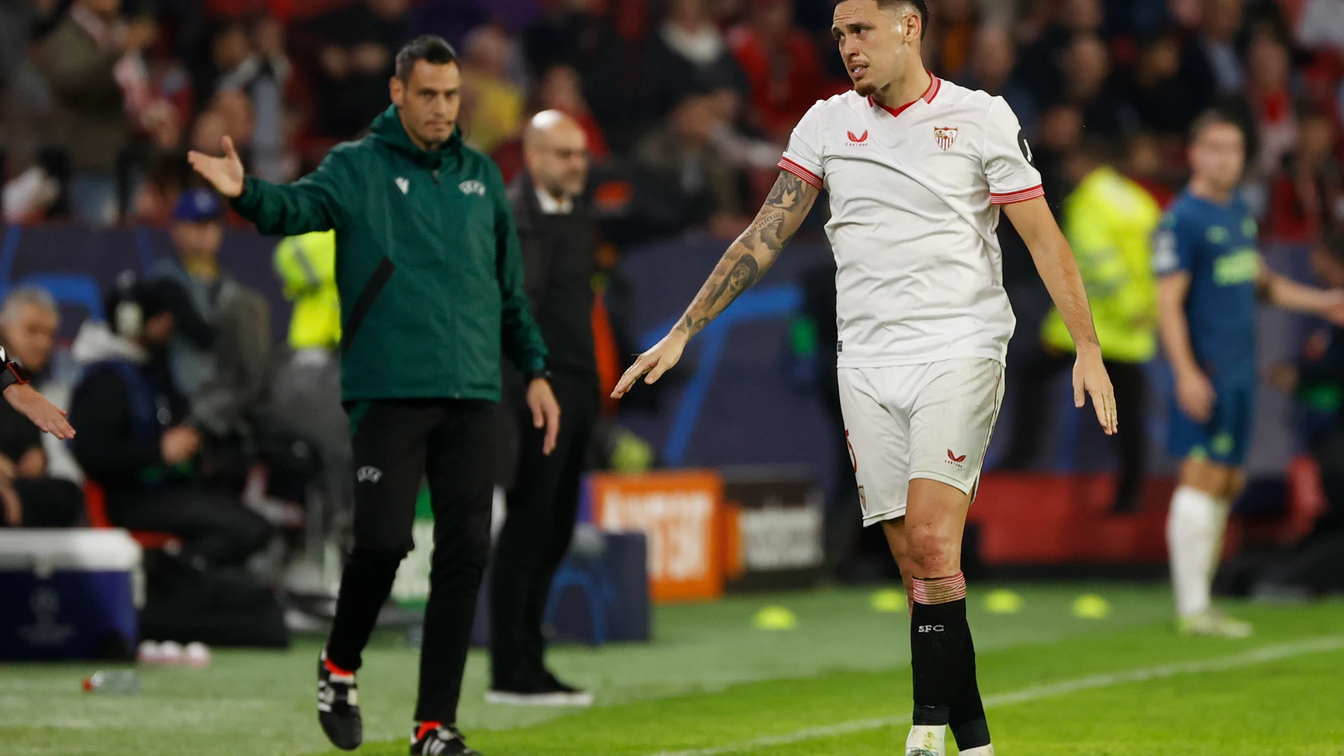 Ocampos, en el momento de su expulsión