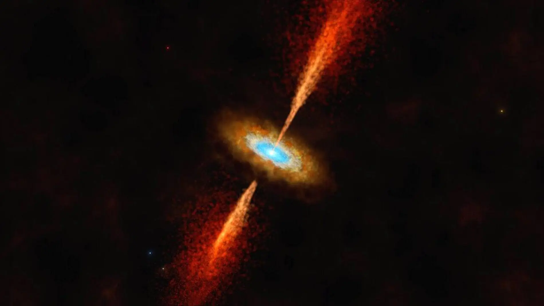 Detectan una estrella joven fuera de la Vía Láctea