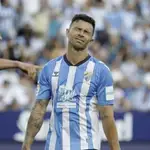 Rubén Castro con el Málaga