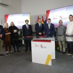 El presidente de la Junta junto a los consejeros Suárez-Quiñones y Blanco, Manuel Martín o Javier Faundez, entre otras autoridades
