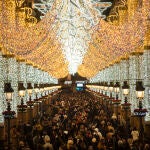 Inauguración de la iluminación navideña en la calle Larios
