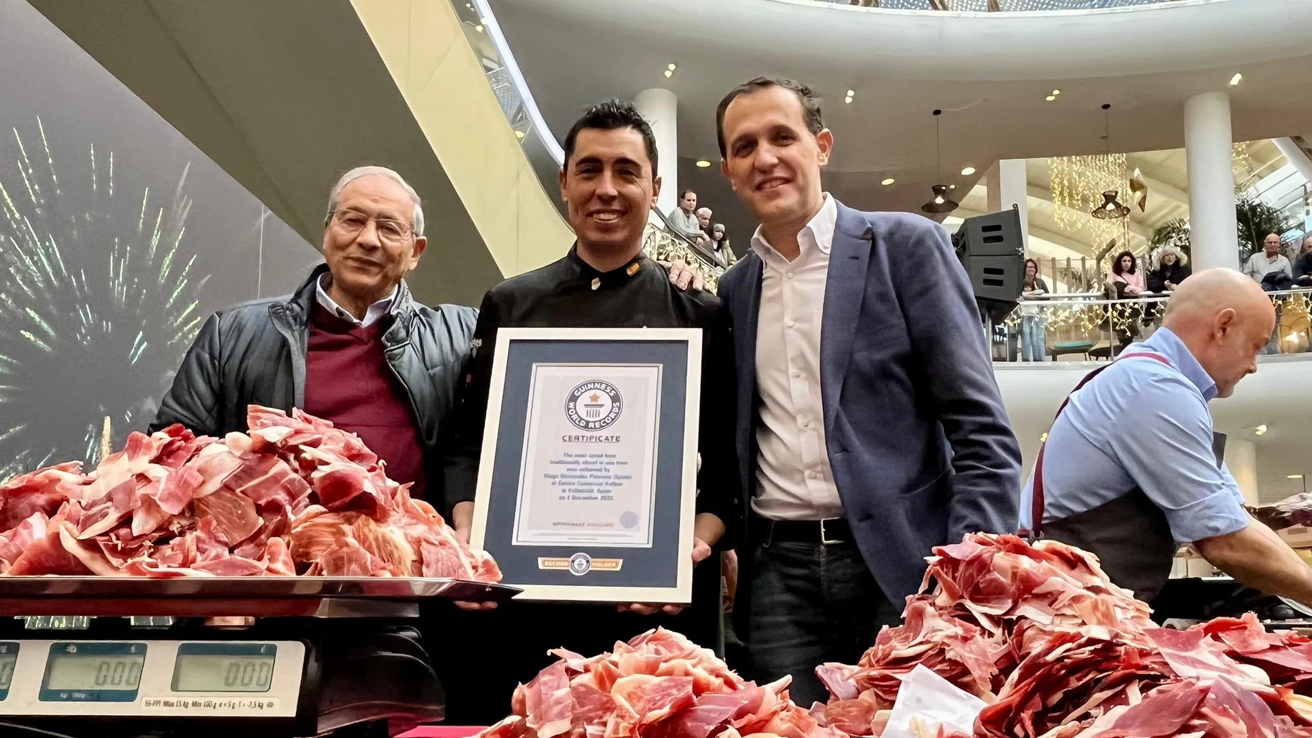 El vallisoletano Diego Hernández junto a Conrado Íscar