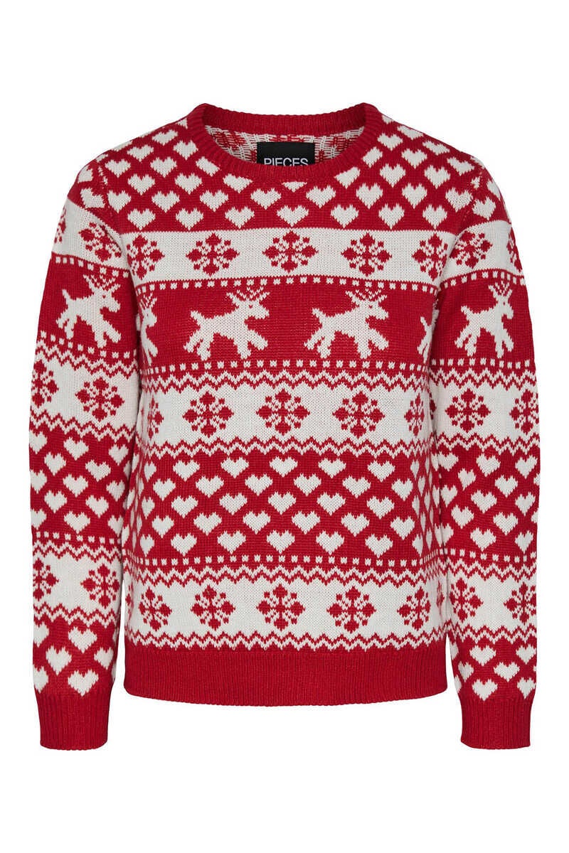 Jersey con estampado navideño