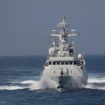 El buque USS Gabrielle Giffords, un barco de combate litoral de EEUU