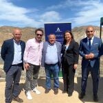 Carmen Crespo visita las obras de la II fase de mejora y garantía de abastecimiento del Valle del Almanzora