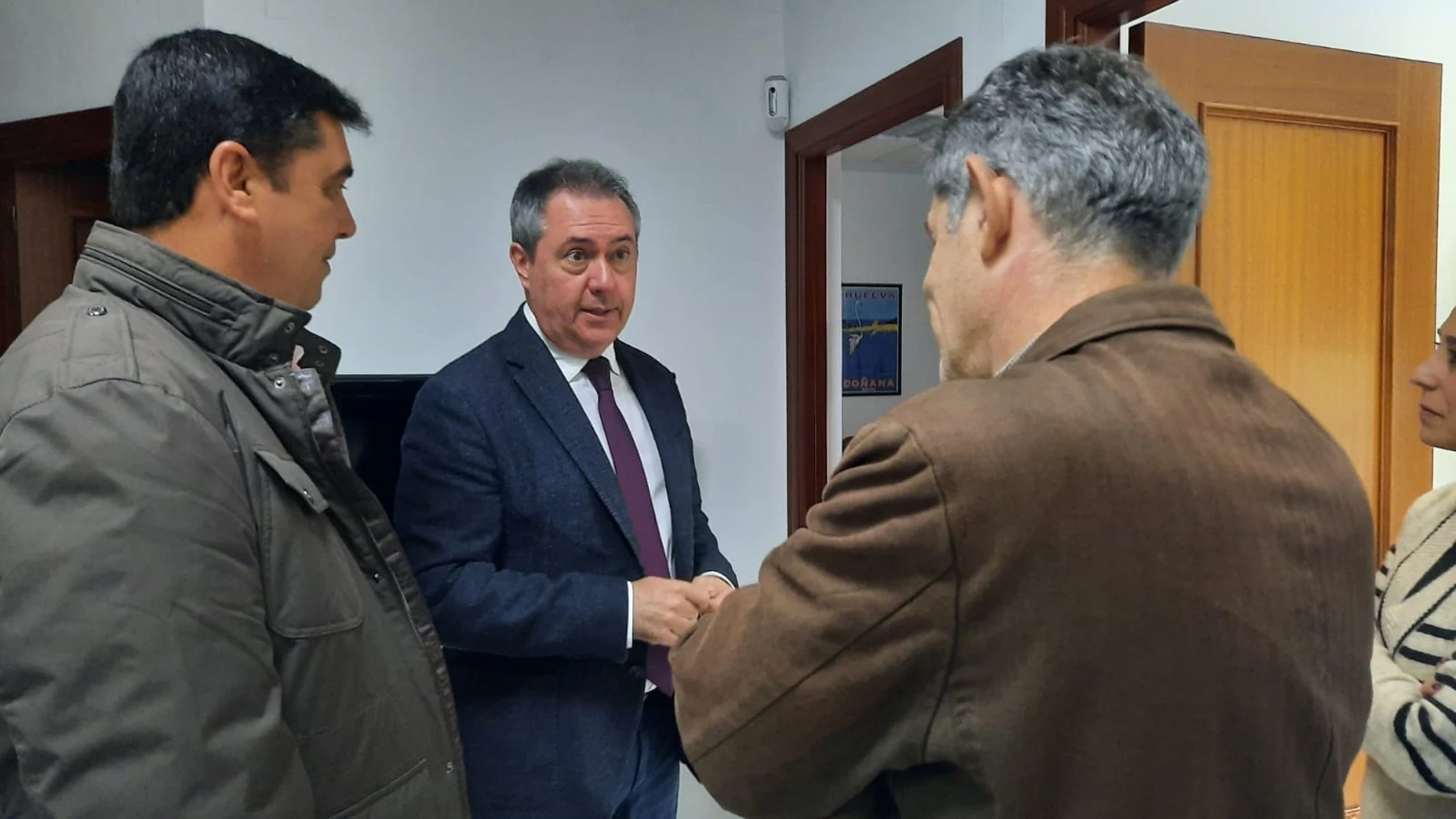El secretario general del PSOE-A, Juan Espadas
