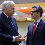 Didier Reynders y Félix Bolaños