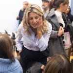 Yolanda Díaz participa en una conferencia sobre la Constitución en el Congreso de los Diputados 
