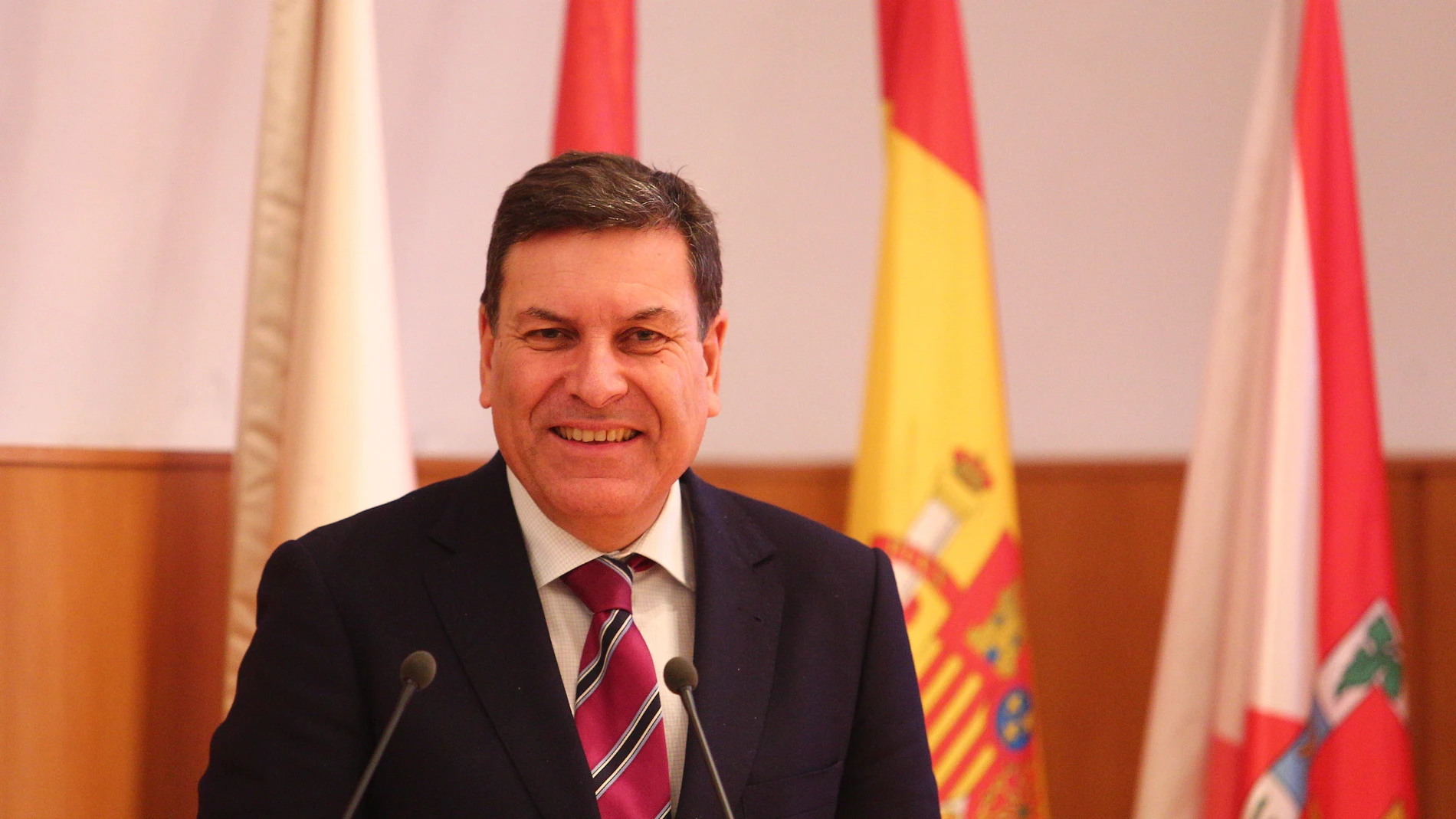 El consejero de Economía y Hacienda, Carlos Fernández Carriedo