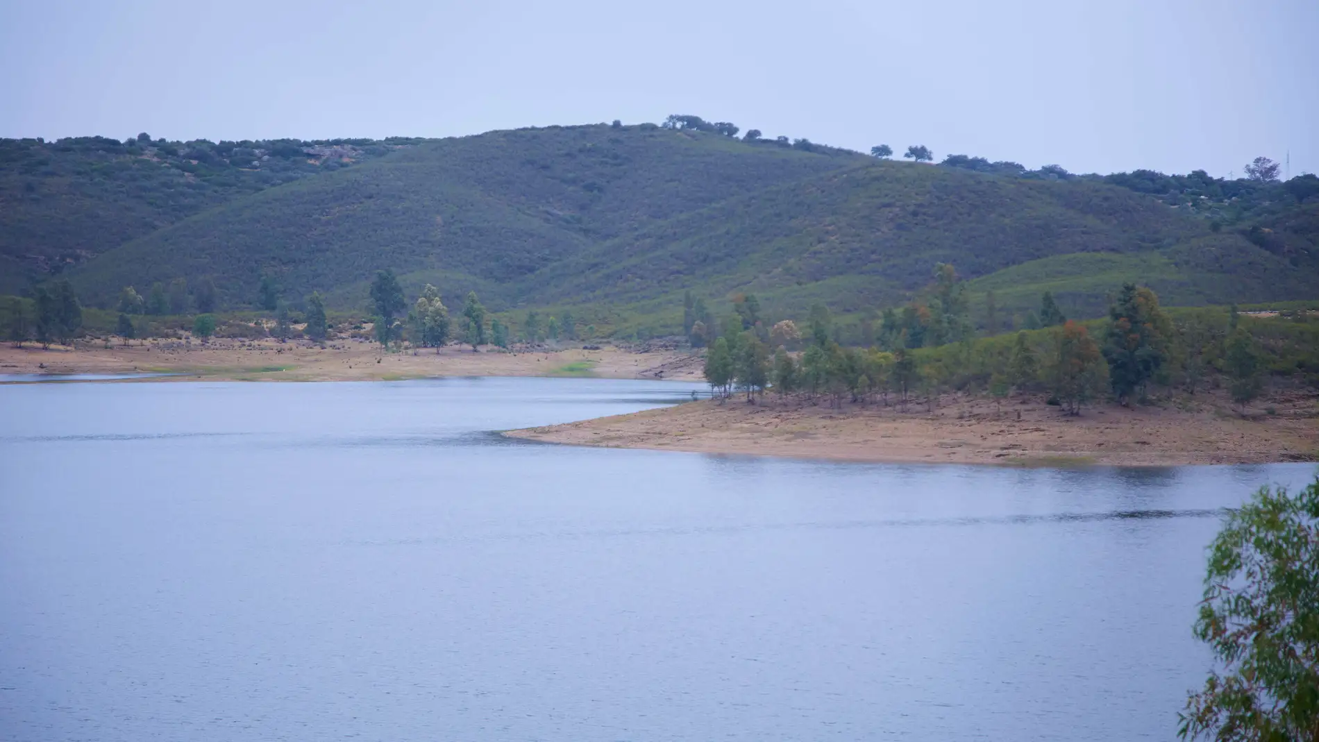 Embalse de Aznalcázar, en Sevilla