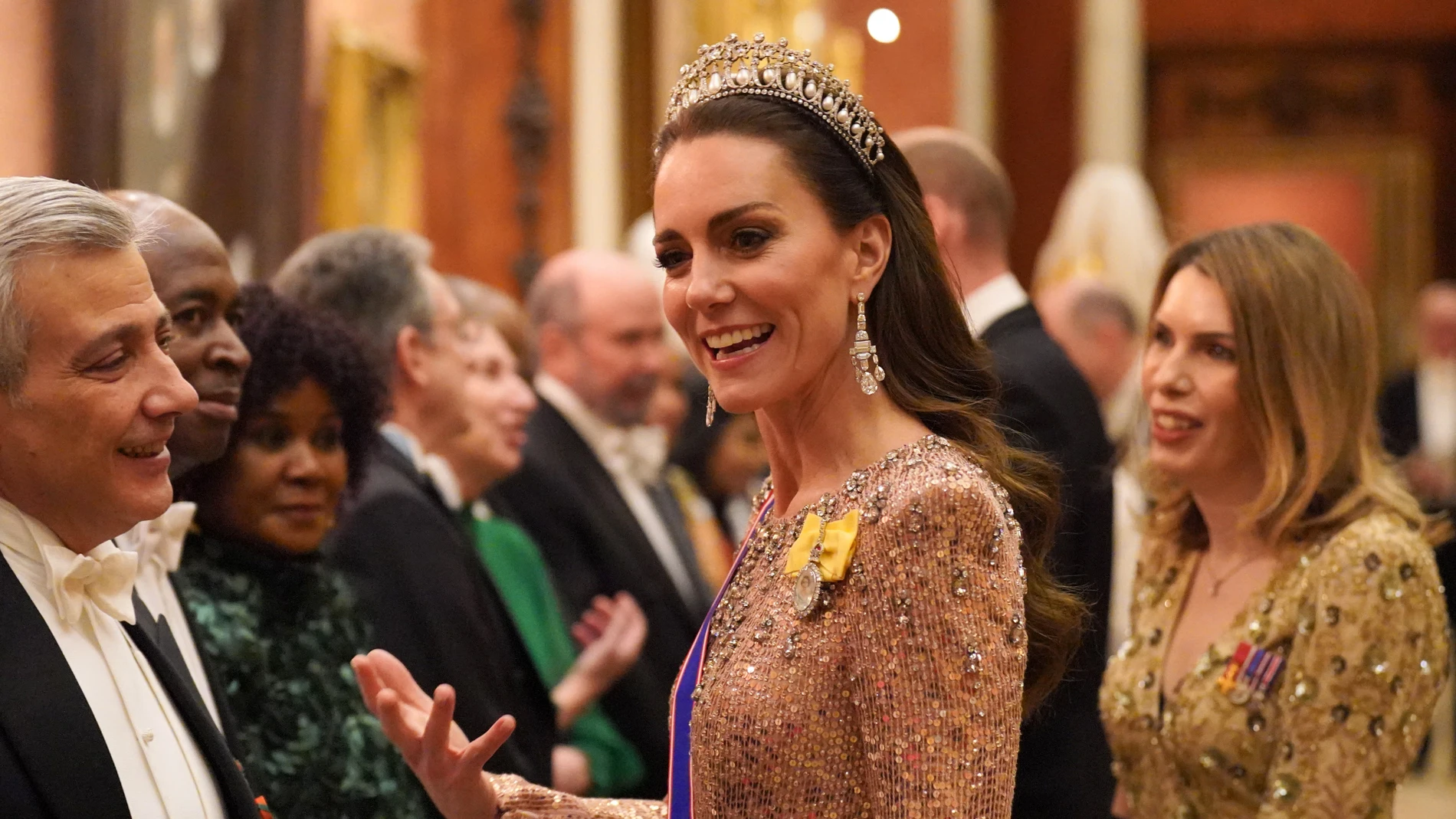 Kate Middleton con look de princesa.