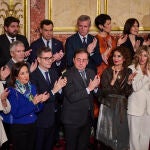 Acto institucional por el Día de la Constitución en el Salón de pasos perdidos del Congreso de los Diputados. 