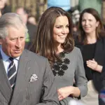 Kate Middleton y el rey Carlos III de Inglaterra