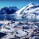 Riaño (León) y sus alrededores, nevado