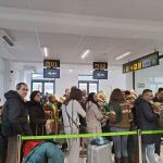 Pasajeros en el aeropuerto de Córdoba