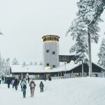 Ranua, Laponia, Finlandia, entrada al Zoológico Rovaniementie del Parque de Vida Silvestre Ranua 