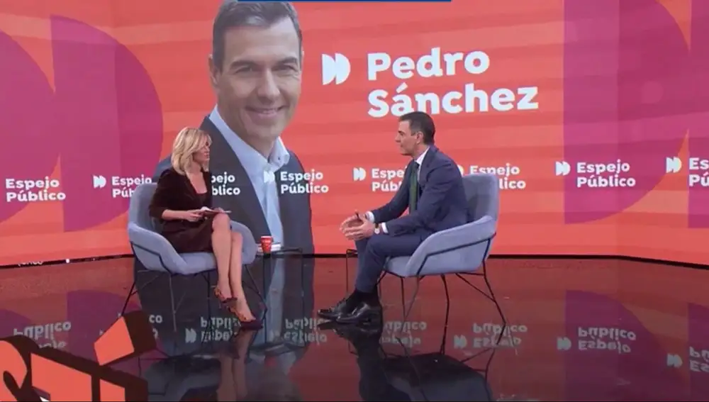 Pedro Sánchez entrevistado por Susana Griso en Espacio Público