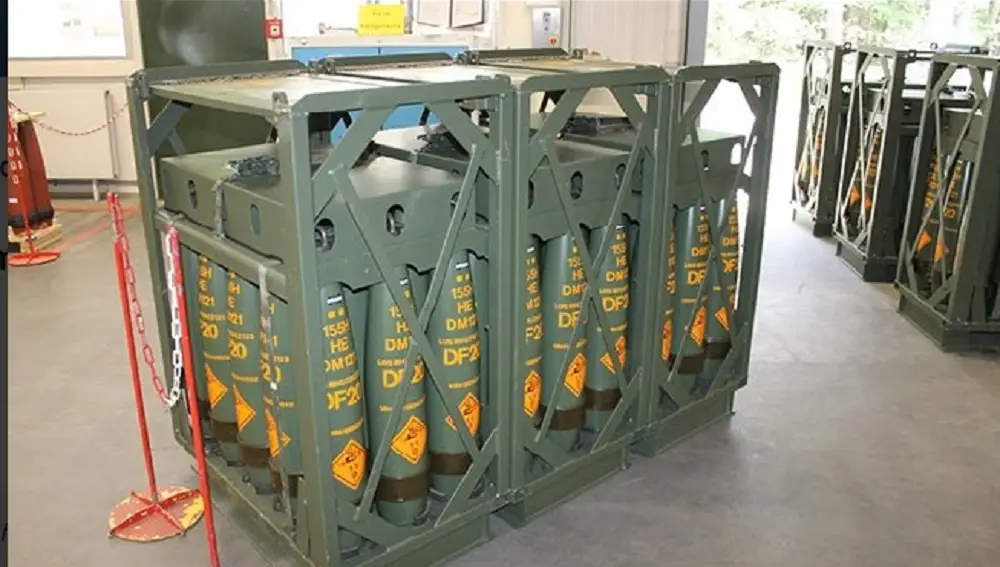 Proyectiles de 155 mm de Rheinmetall