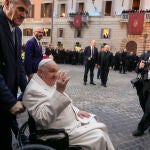 El Papa Francisco en la Plaza de España 