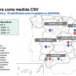 Imagen de los apiarios de Endesa en sus plantas renovables.